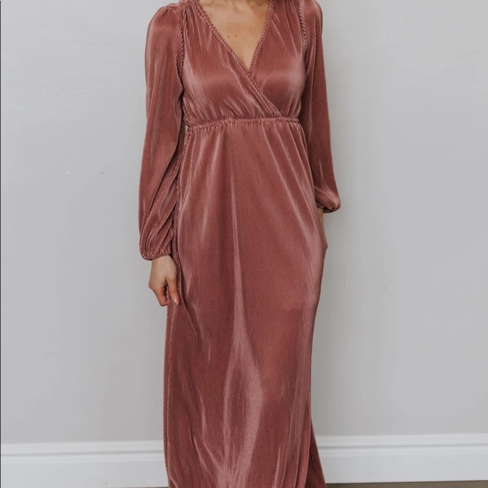 NWT Baltic Born Venus Pleated Maxi Dress